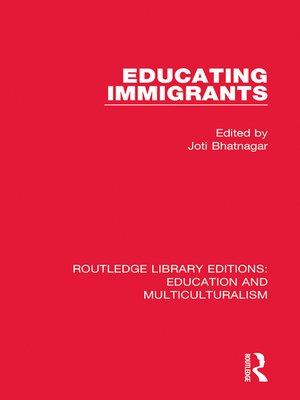 cover image of Educating Immigrants